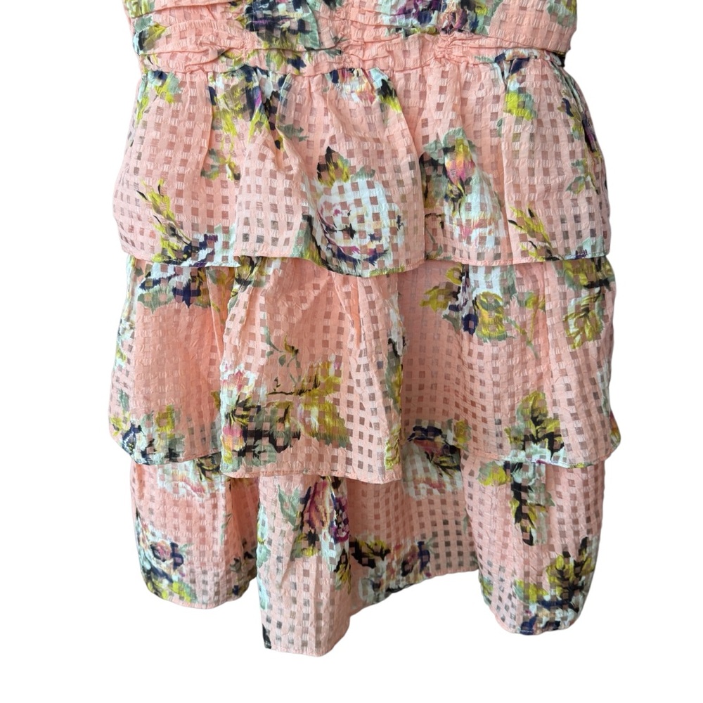 Buddy Love CONNER Short Lace Dress Peach Irish Rose size Medium - Picture 9 of 13